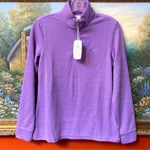 Greg Norman Shark Golf Quarter Zip Women’s Long Sleeves Purple